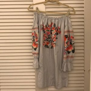 Free People Chambray Dress